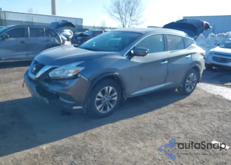 2017 Nissan Murano Sl from USA, damaged, VIN 5N1AZ2MH2HN137876
